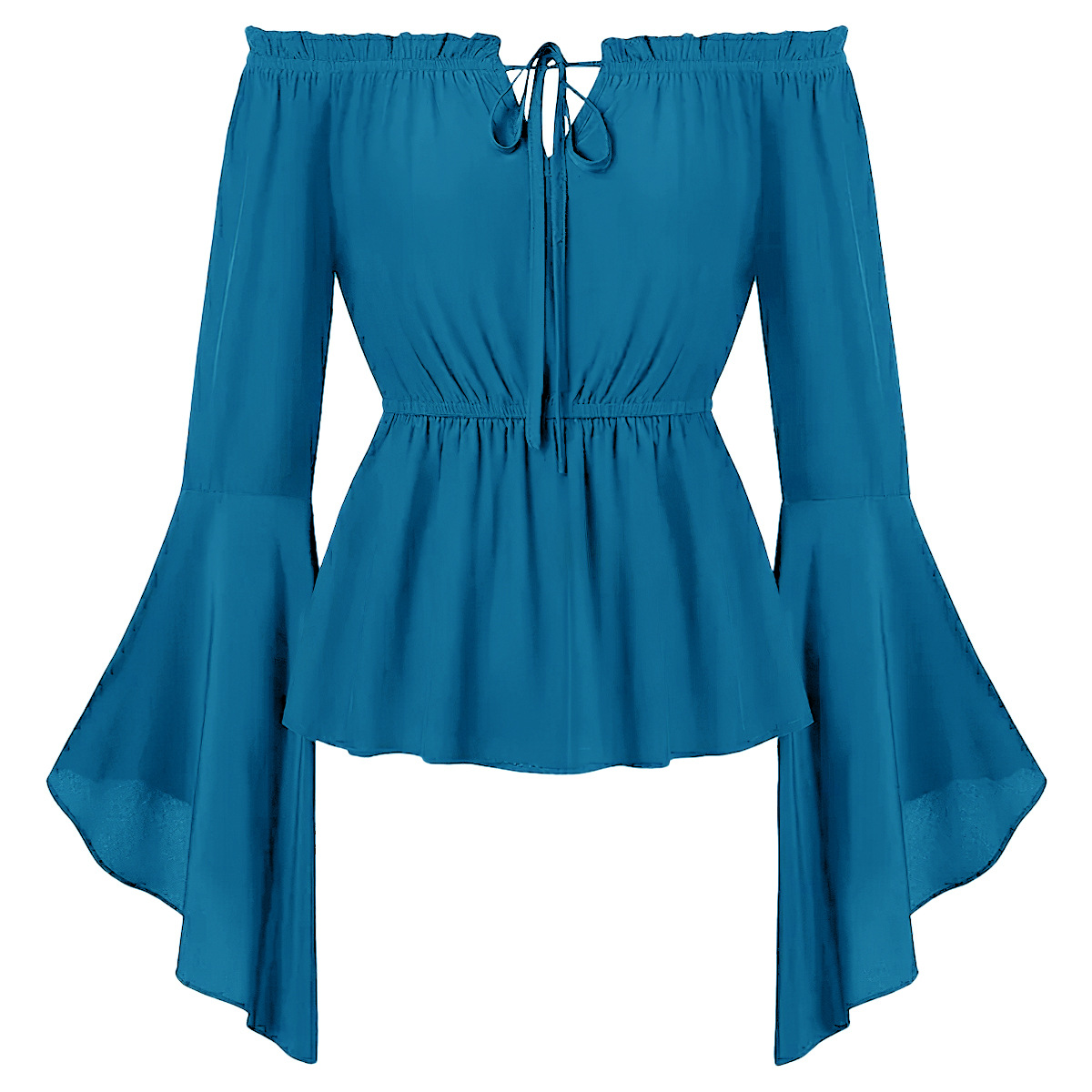 オフショルダー中世風コスチュームブラウス レディース ルネッ - Blouse Off Shoulder のレビューと価格