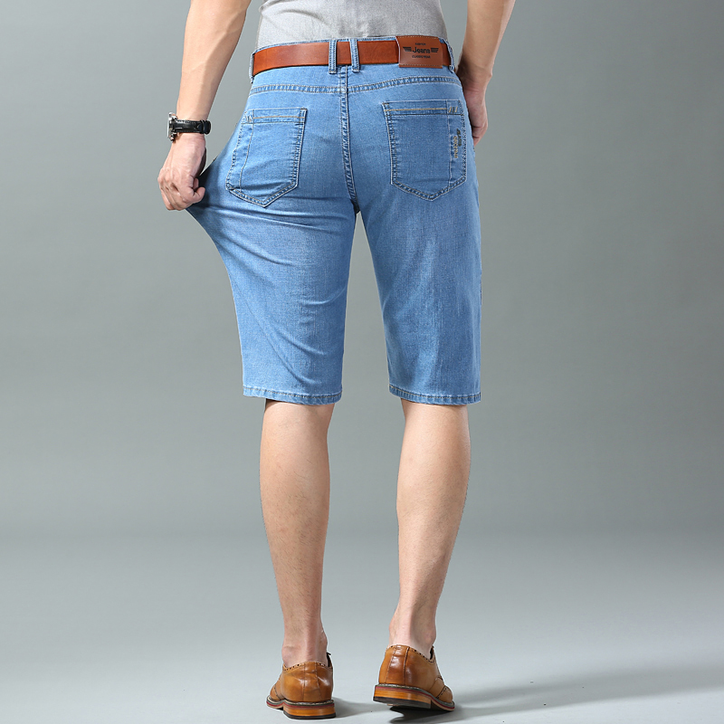 新しい夏のメンズデニムショーツファッションライトカラーカジュ - Levis Jeans 501 のレビューと価格
