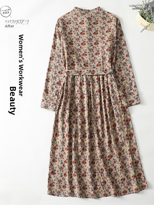 エレガントな花柄プリントAラインワンピース レディース ウエ - Midi Skirt Floral のレビューと価格